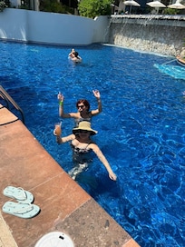 Pool was awesome with unlimited drinks