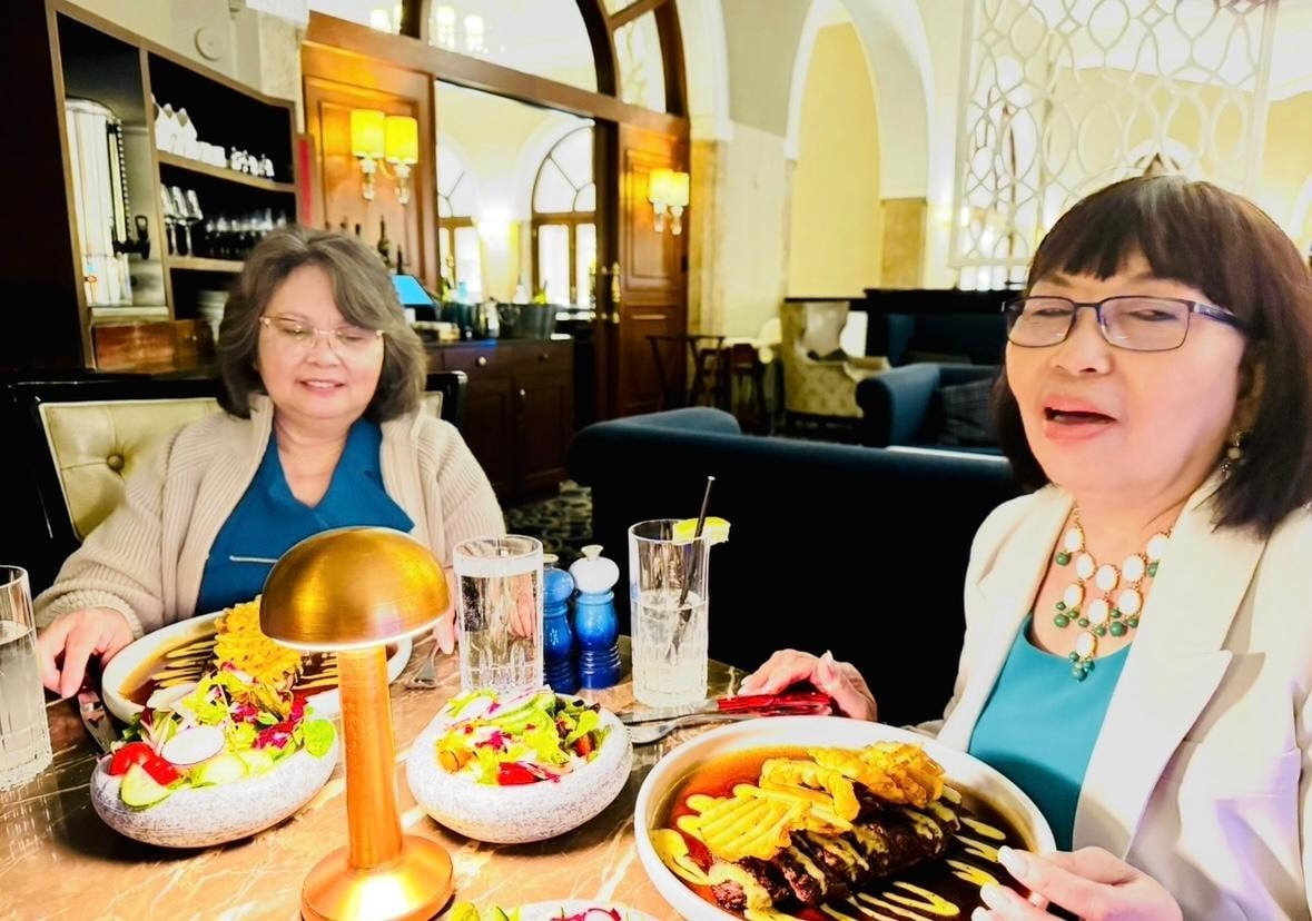 Beside me is my daughter-in-law Cristy Stickney