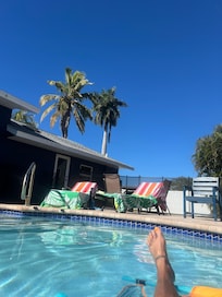 Great view from pool.