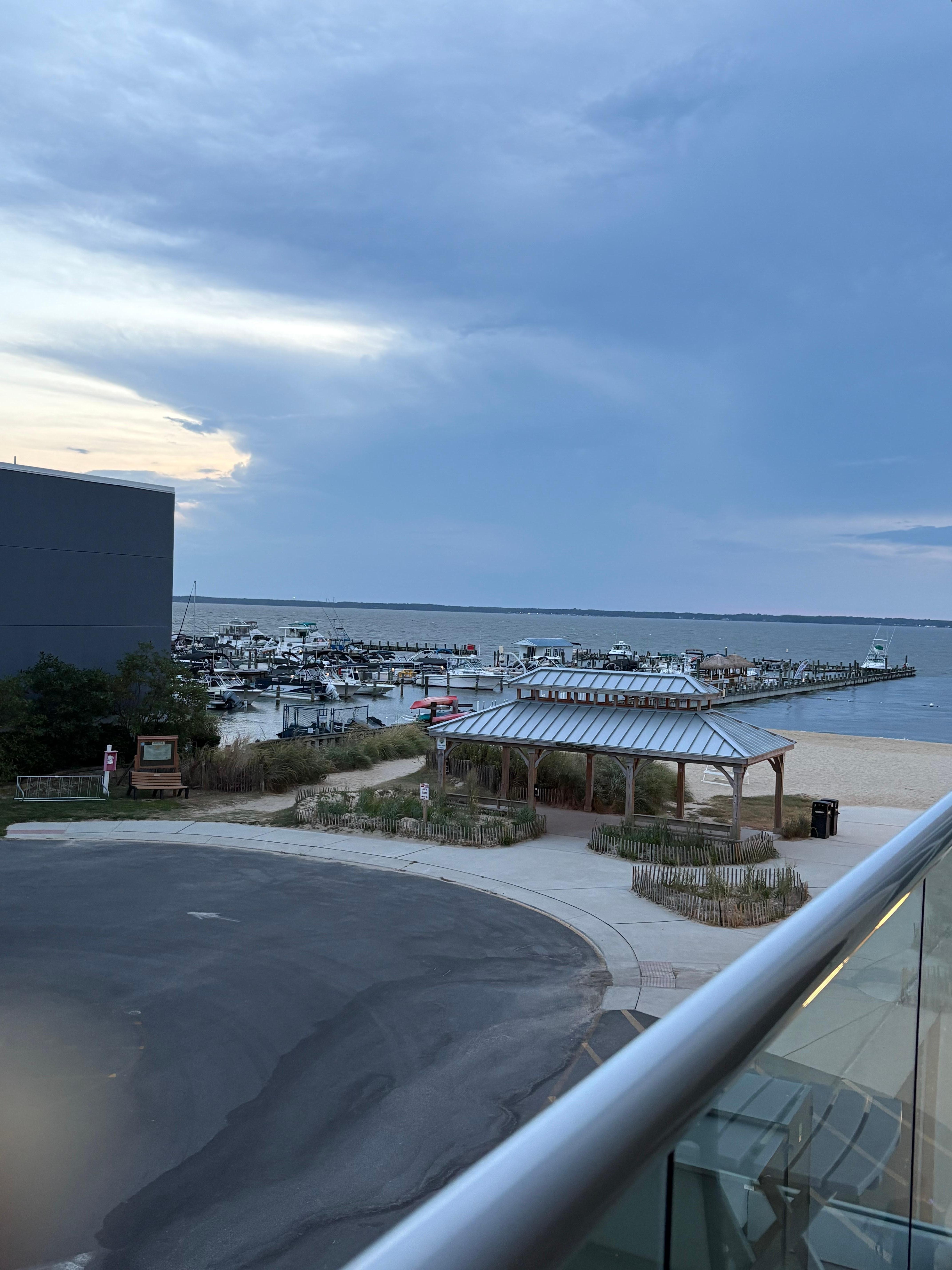 Taken from the balcony of our room. 