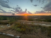 Sunset from the porch.