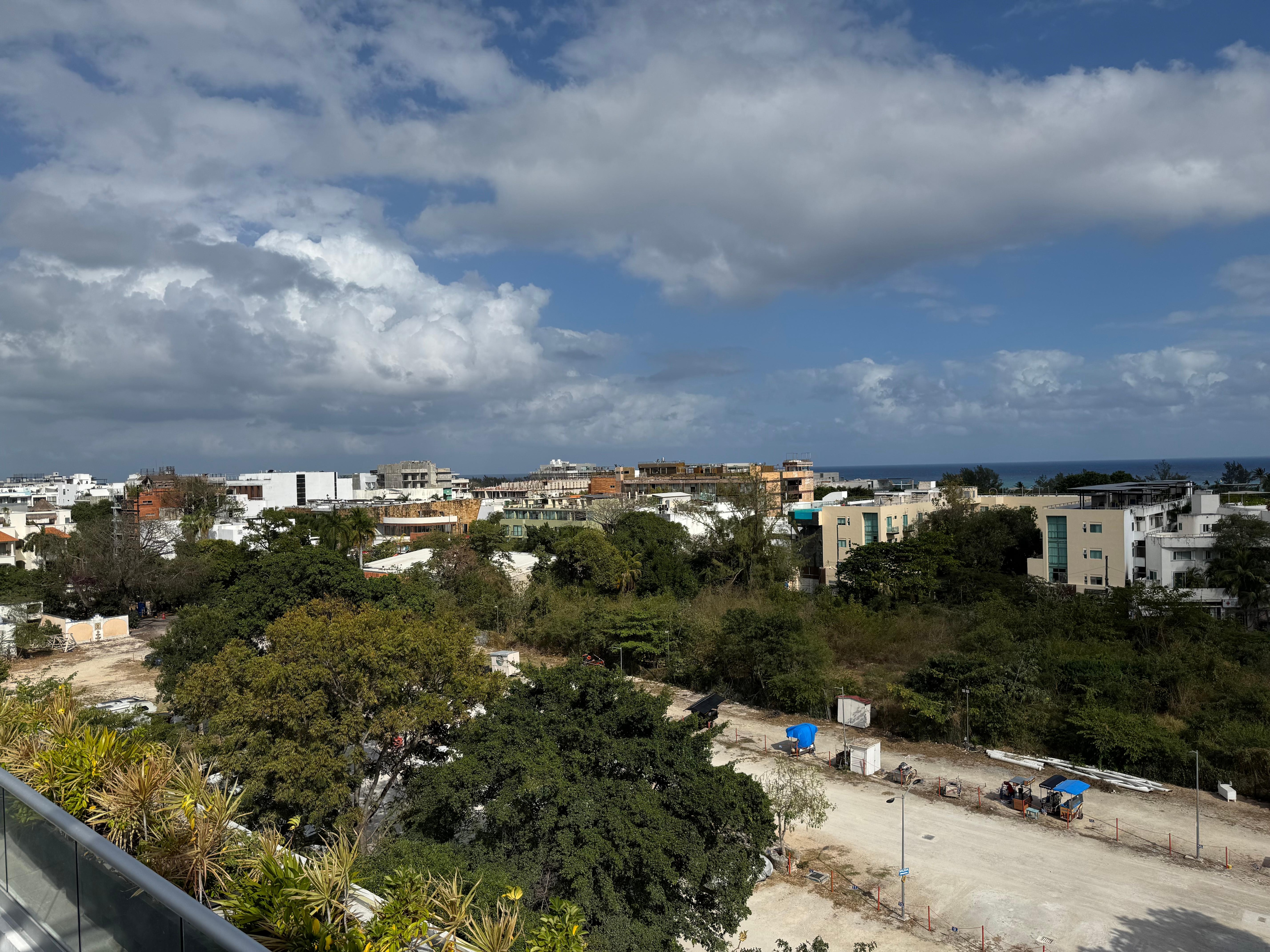 The view of the balcony of my room