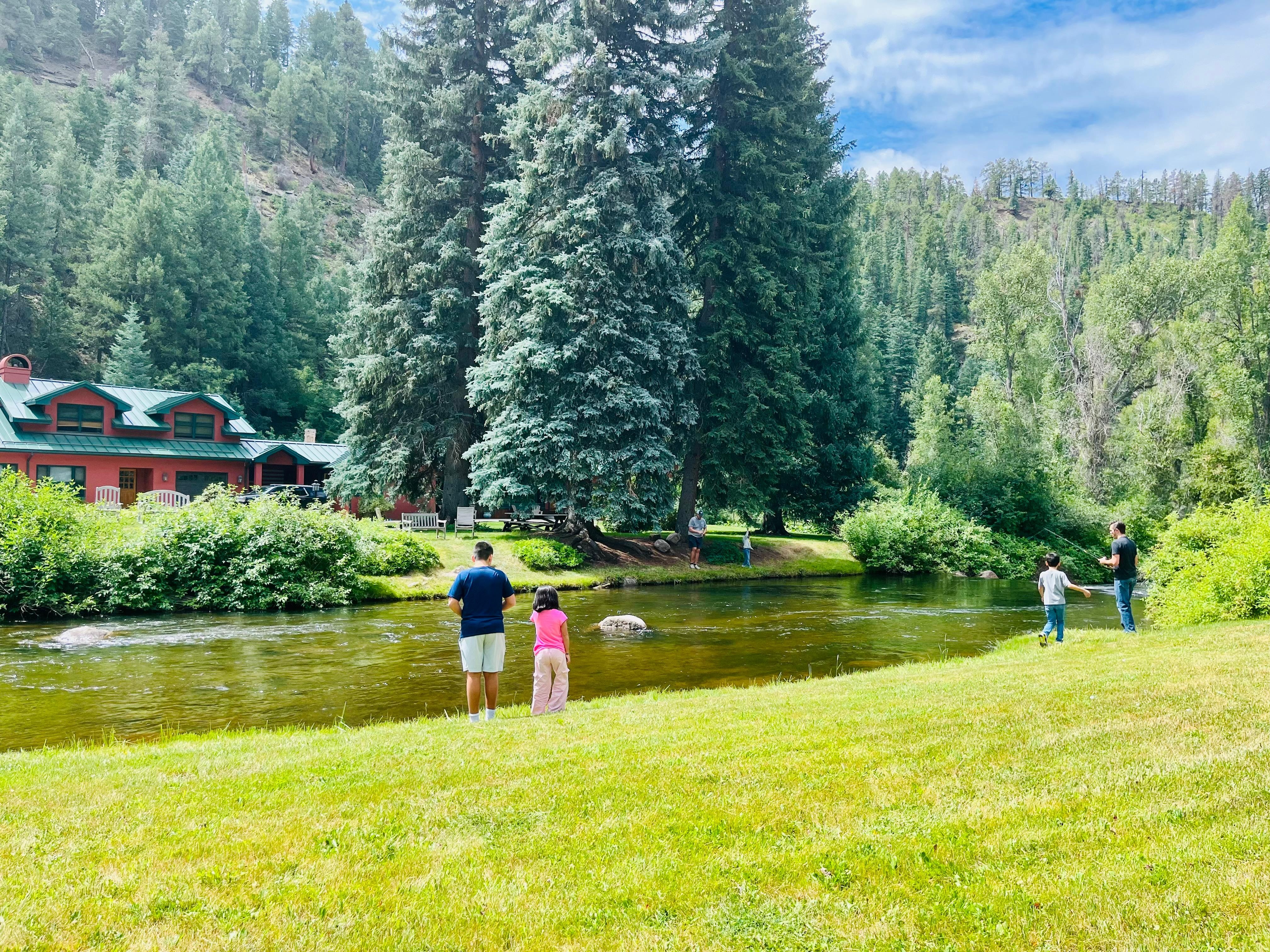 View from the road in front of the property