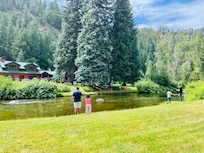 View from the road in front of the property