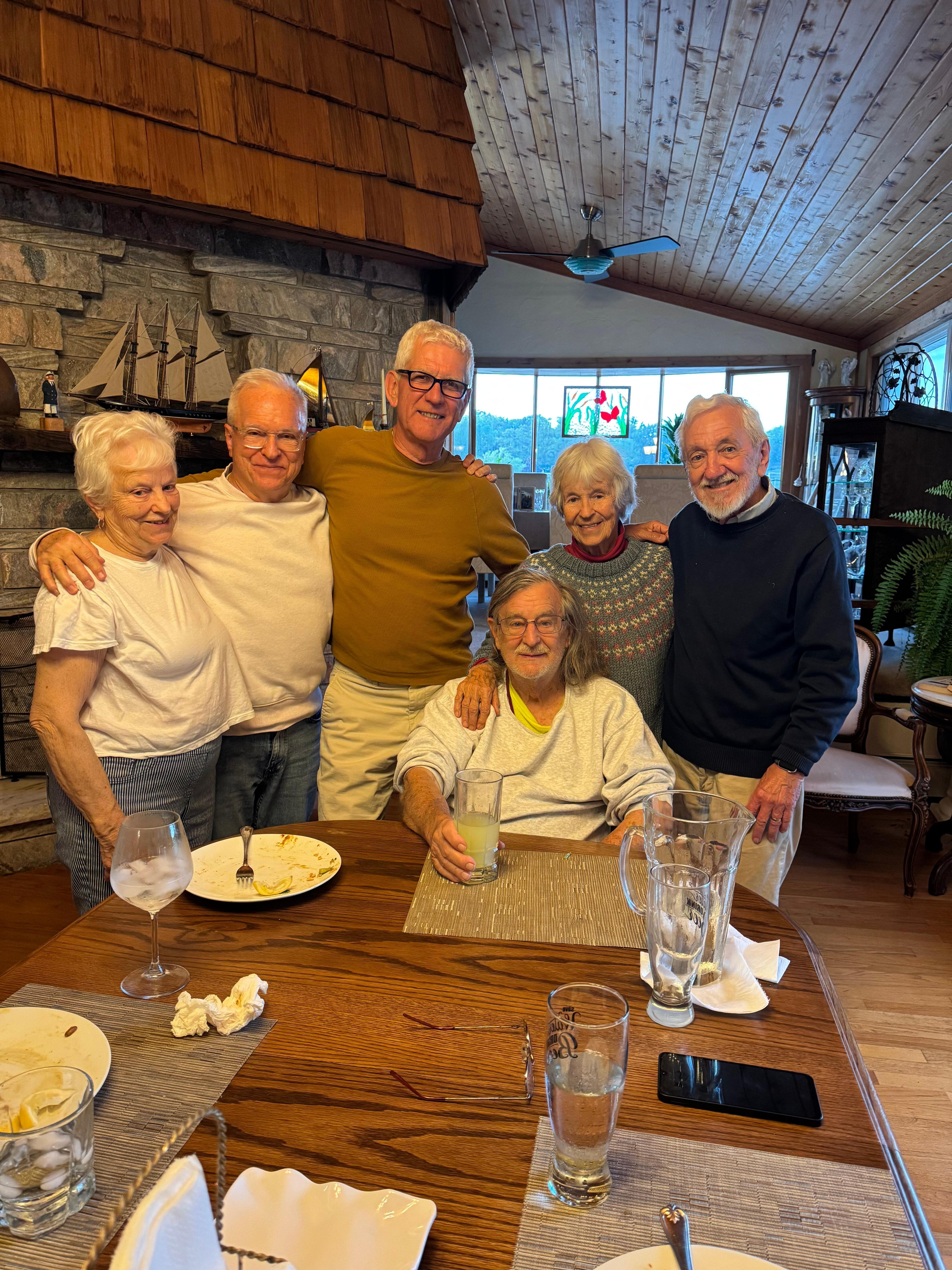 The three Archbald siblings and their husbands. 