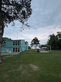 view of property towards the lake