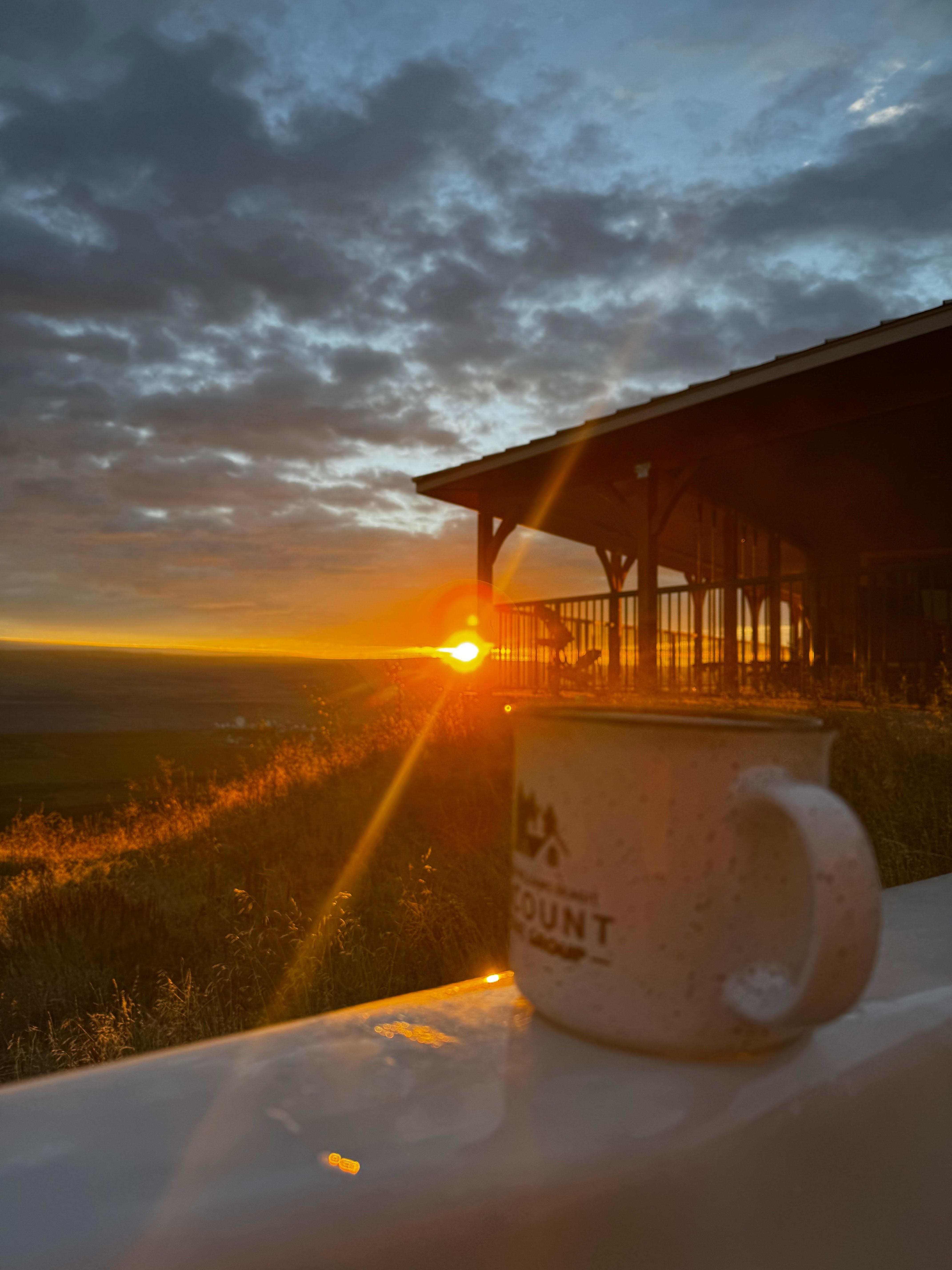 Our morning sunrise!