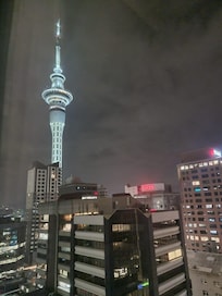 View of sky tower from the room