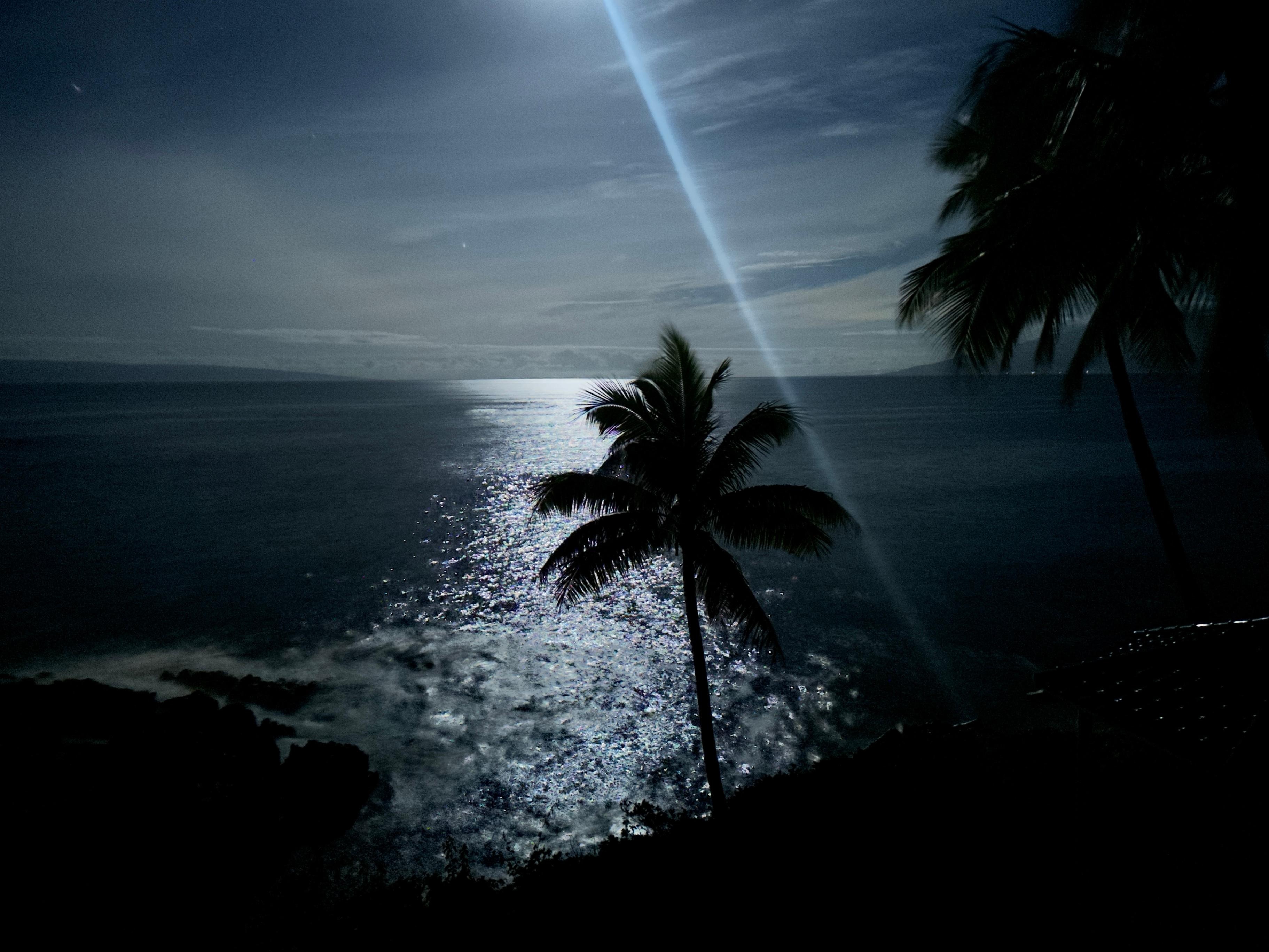 Moonlight on water