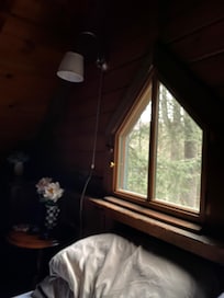 Morning view from the loft.