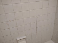Blood on tile