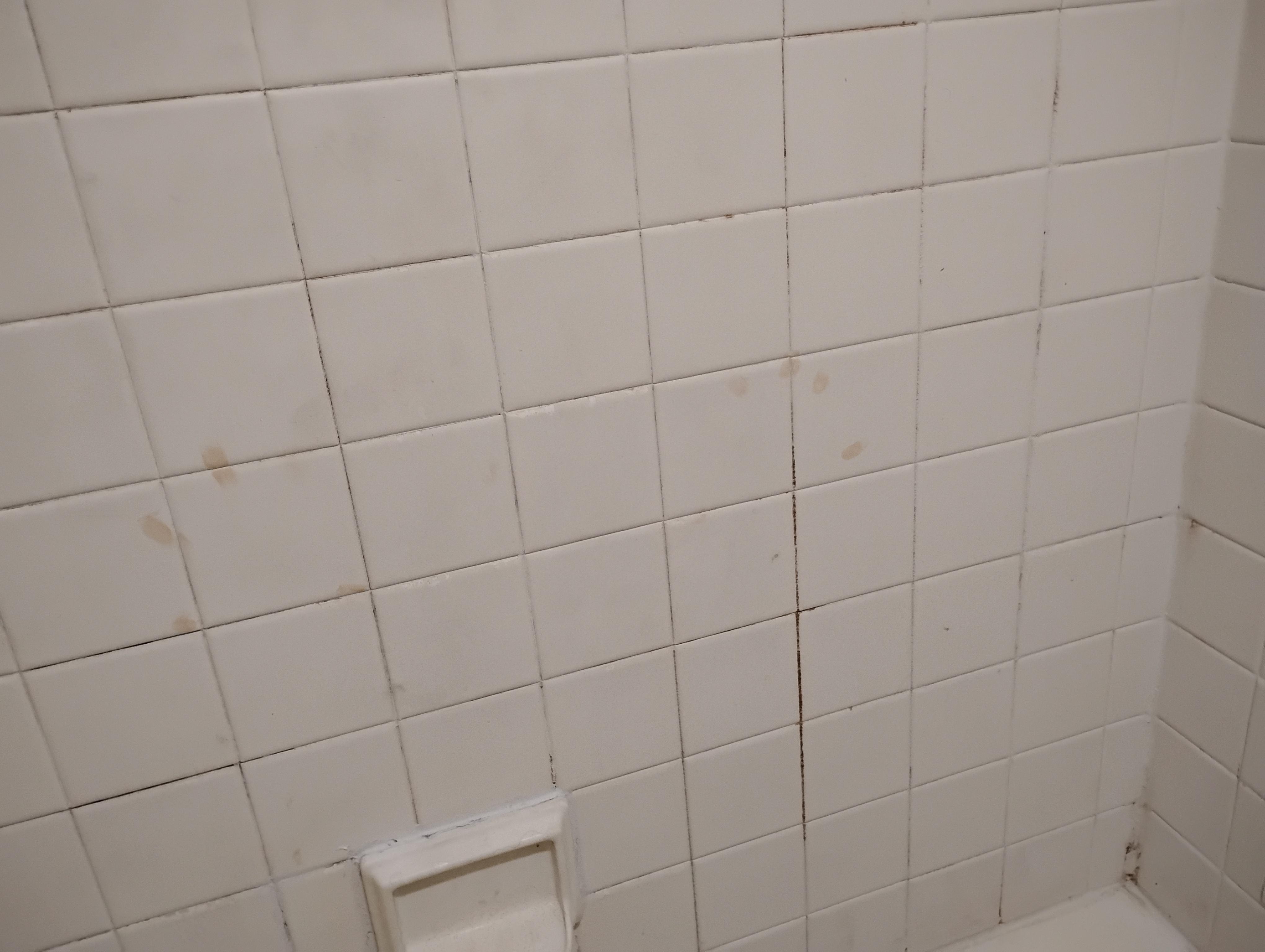 Blood on tile