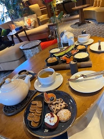 High tea for two.