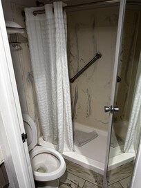 Bathroom not cleaned