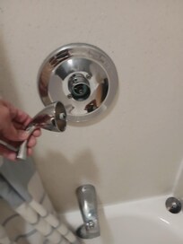 Shower knob came off