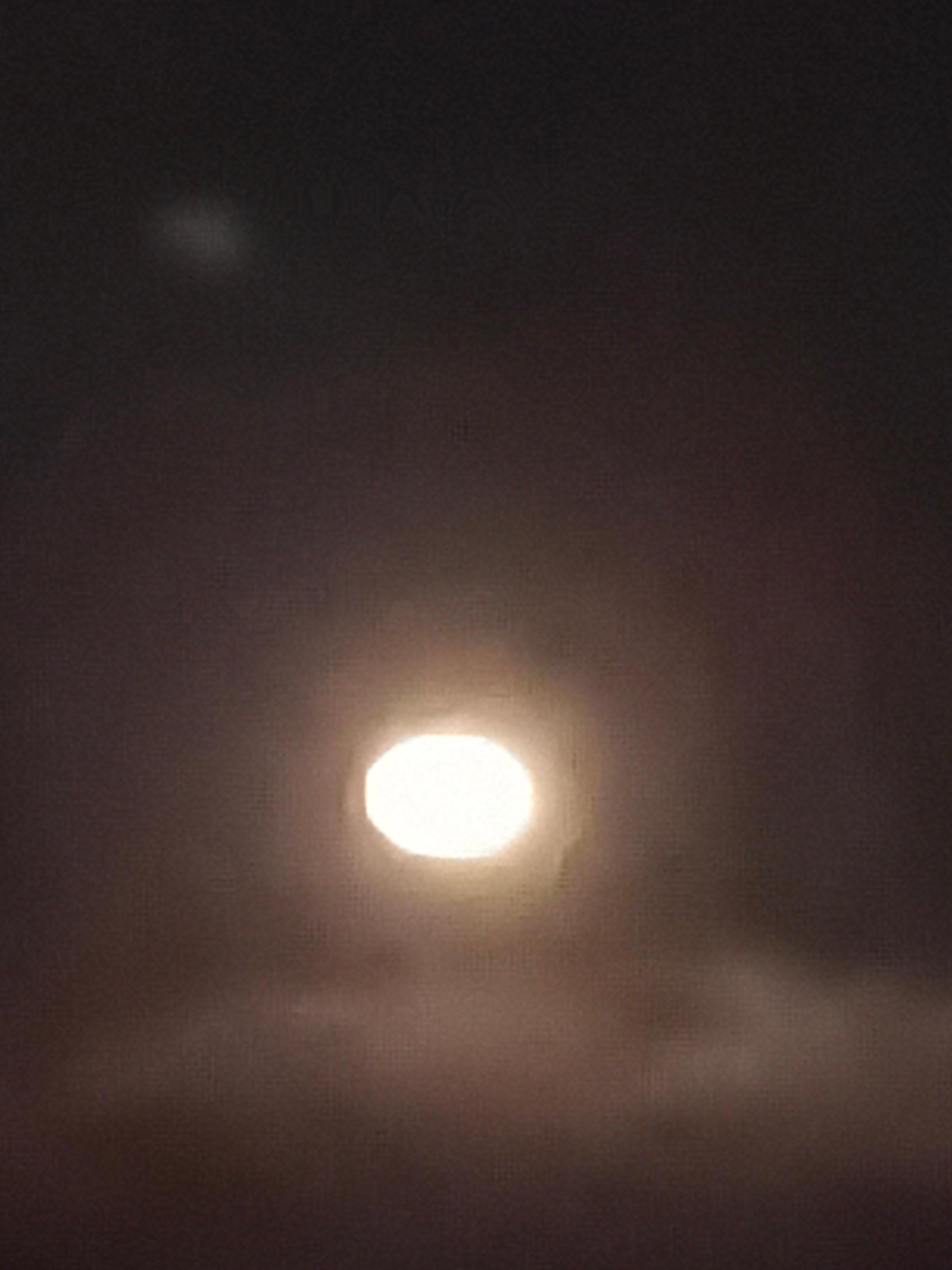 Shot ftom upstairs deck, full moon, crystal clear skies.