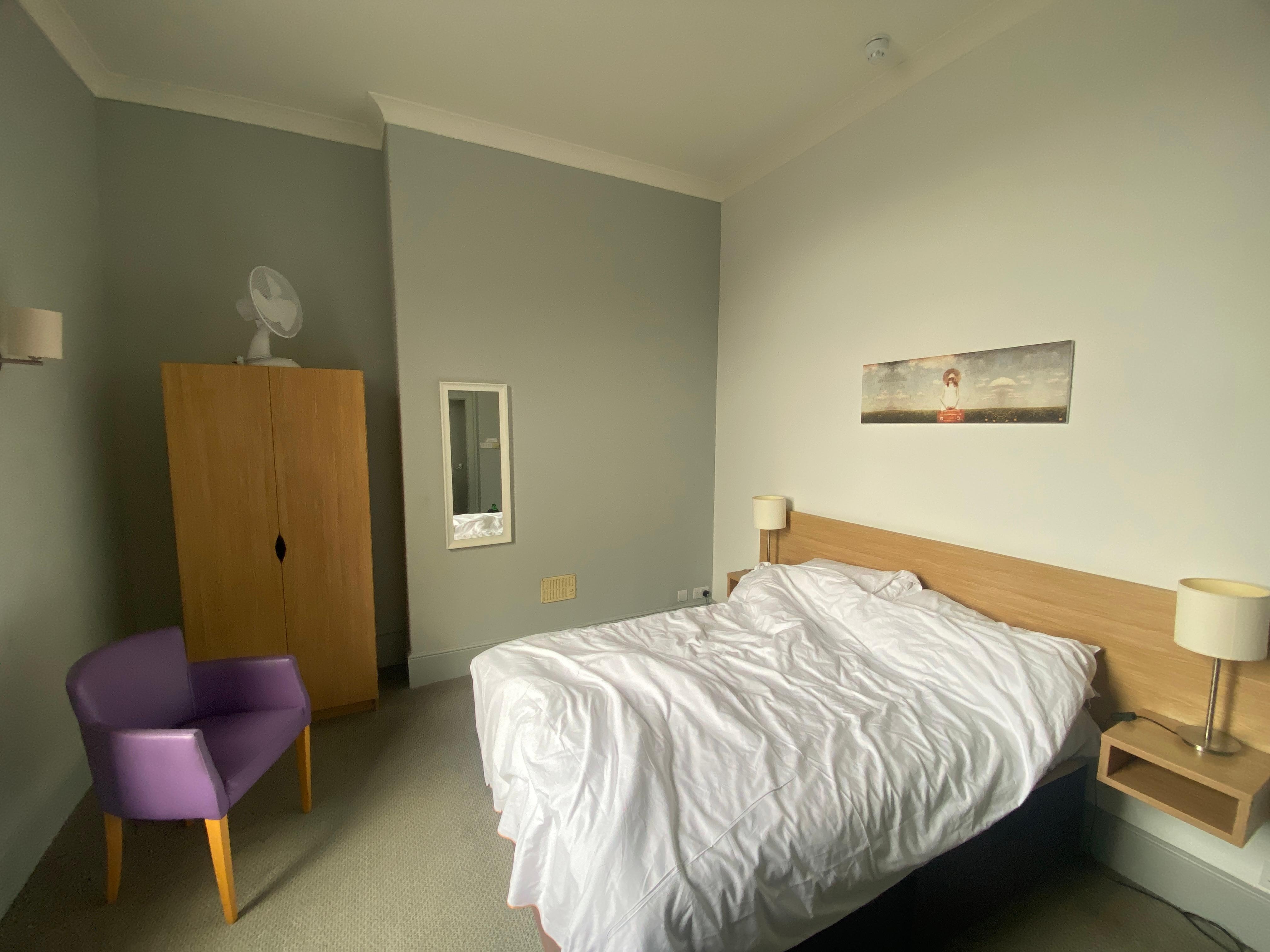 Room was very basic and headboard of the bed would shake from the noise of the doors in the corridor.