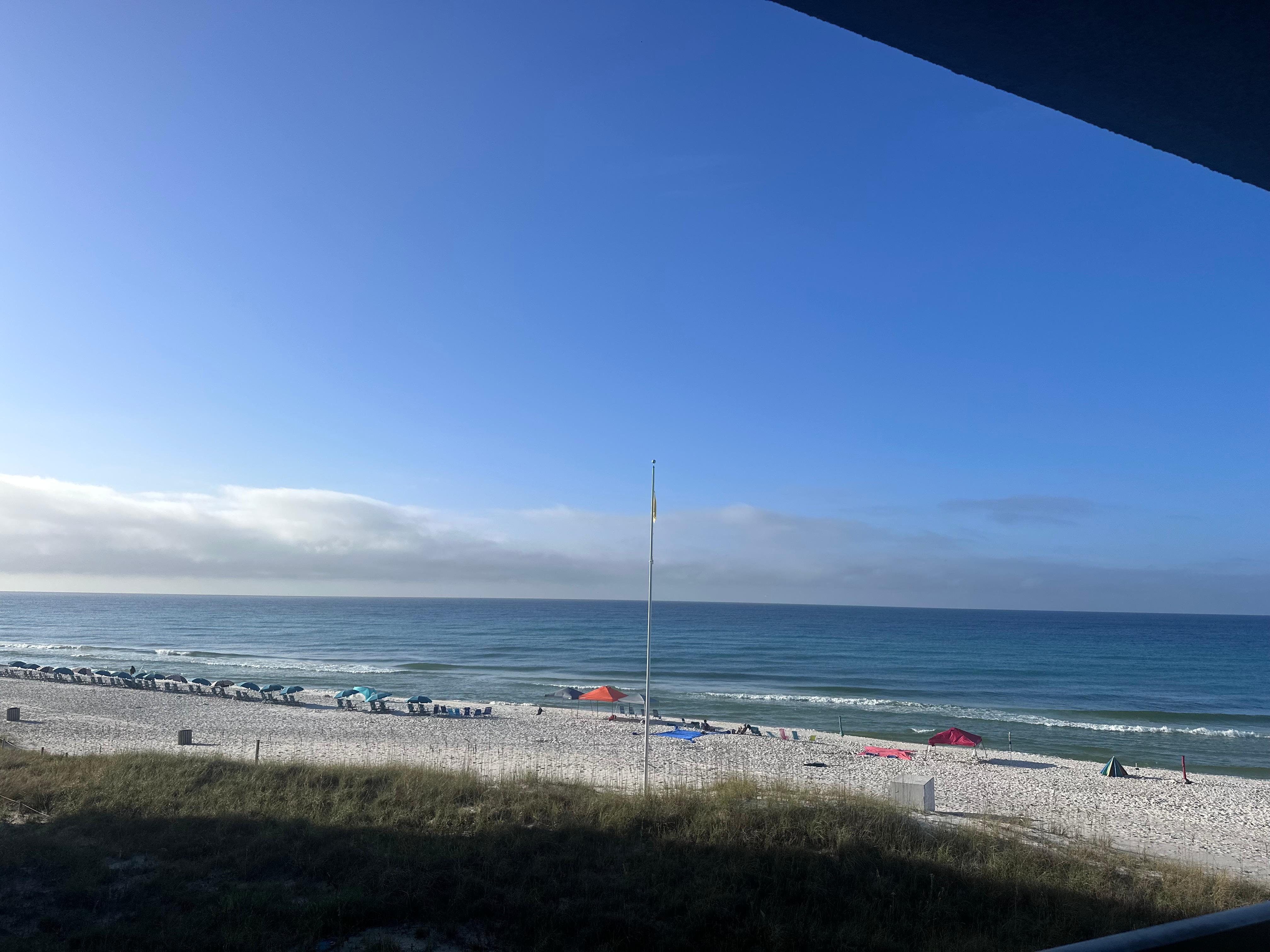 View from the balcony. 