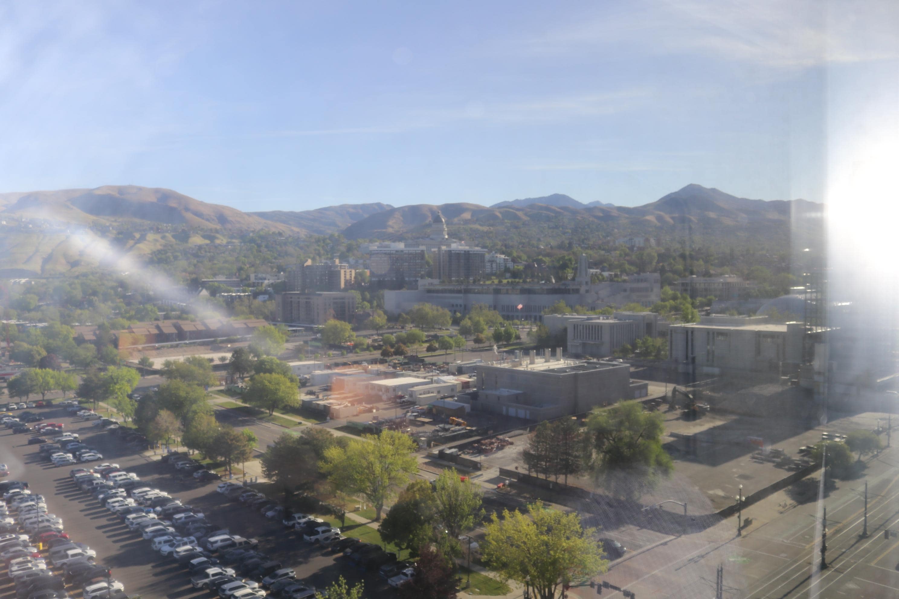 View from 14th floor looking north.