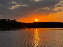 Sunset on the lake.