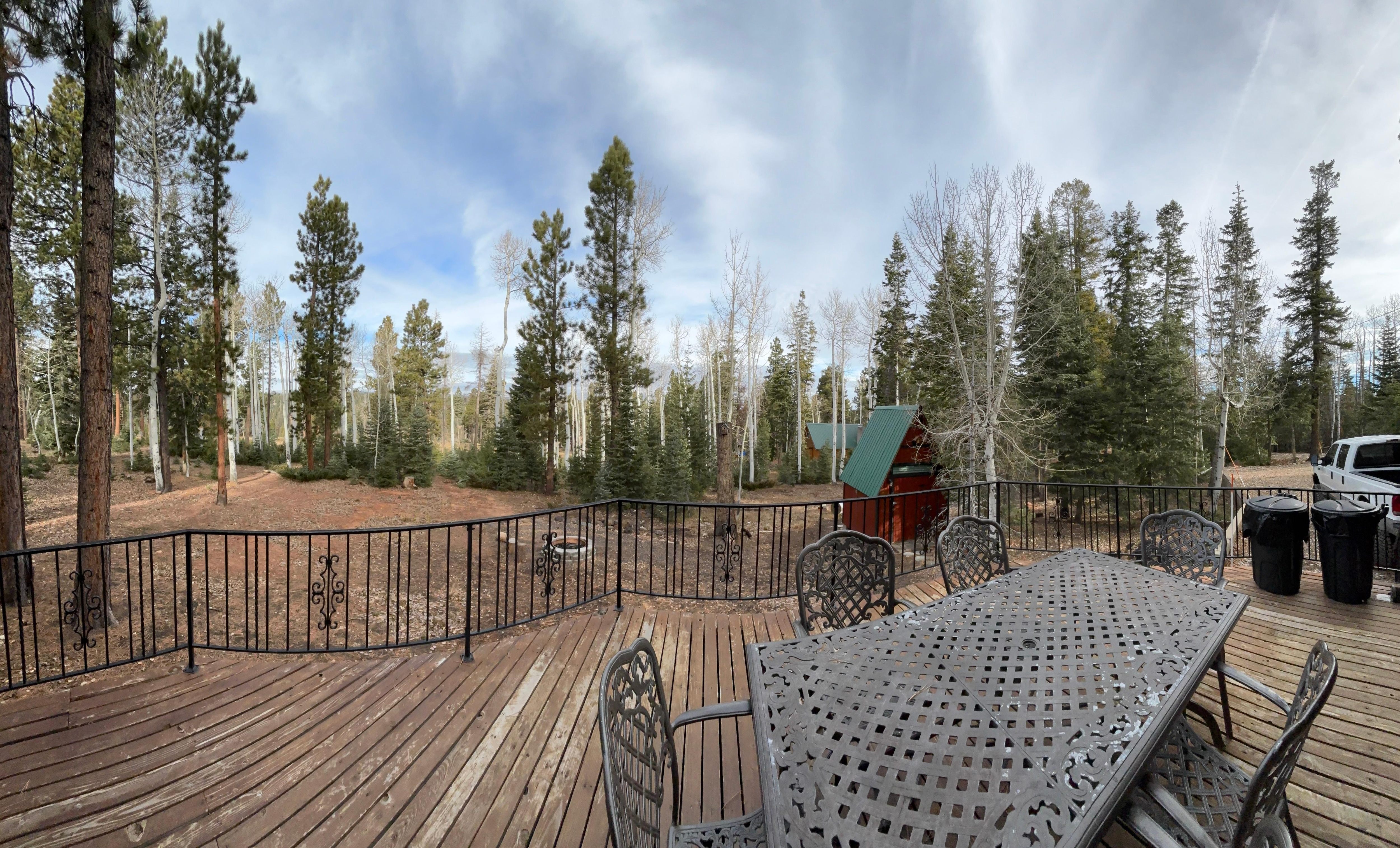 Pano view before the snow dump