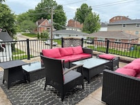 Front patio off the living room