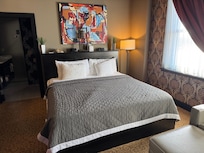Large room and comfy bed