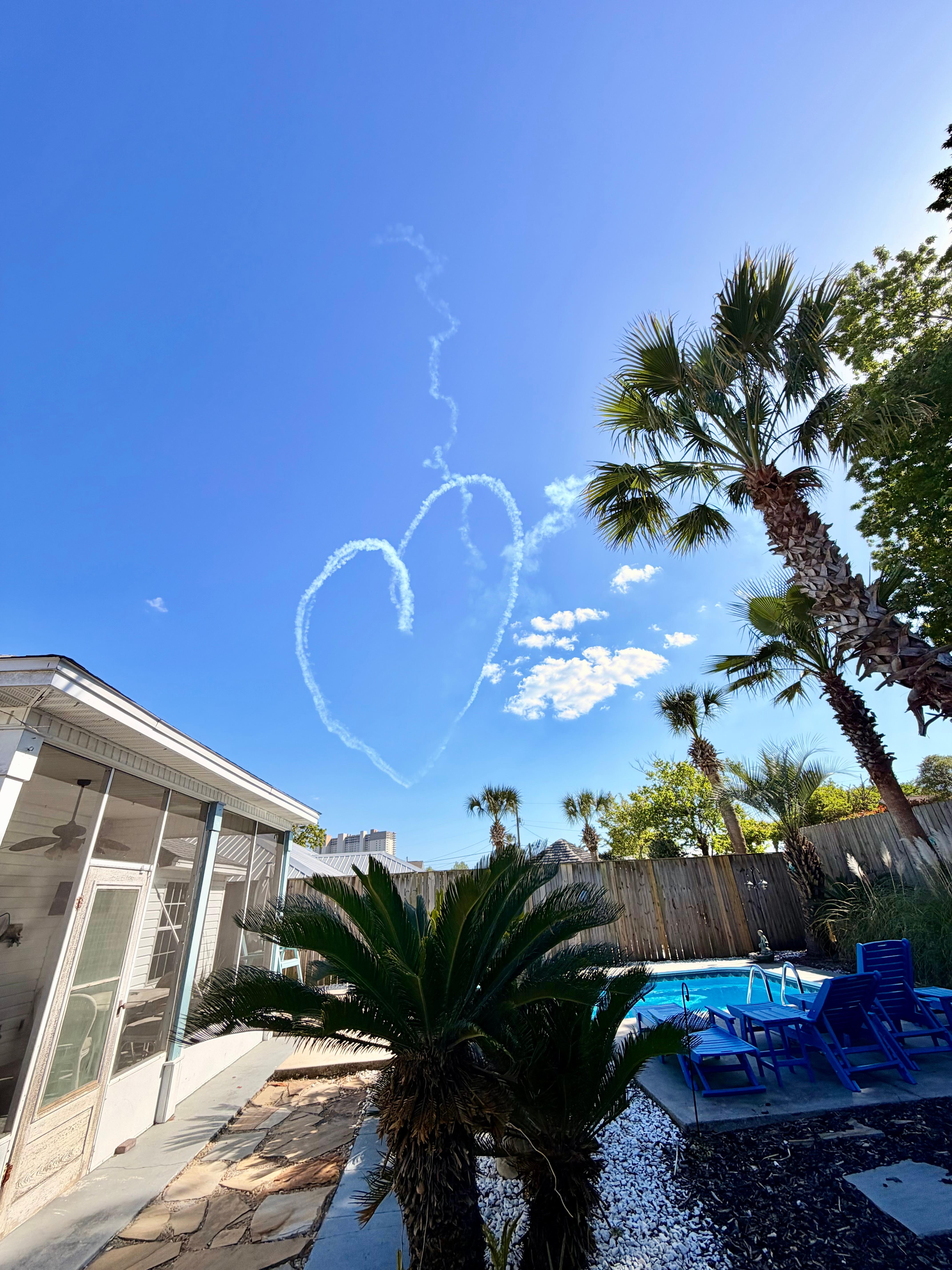 The Air Show that flew right over us! Little extra unexpected perk!!