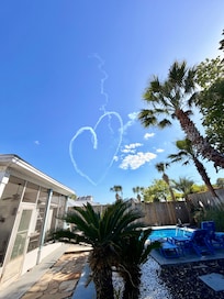 The Air Show that flew right over us! Little extra unexpected perk!!