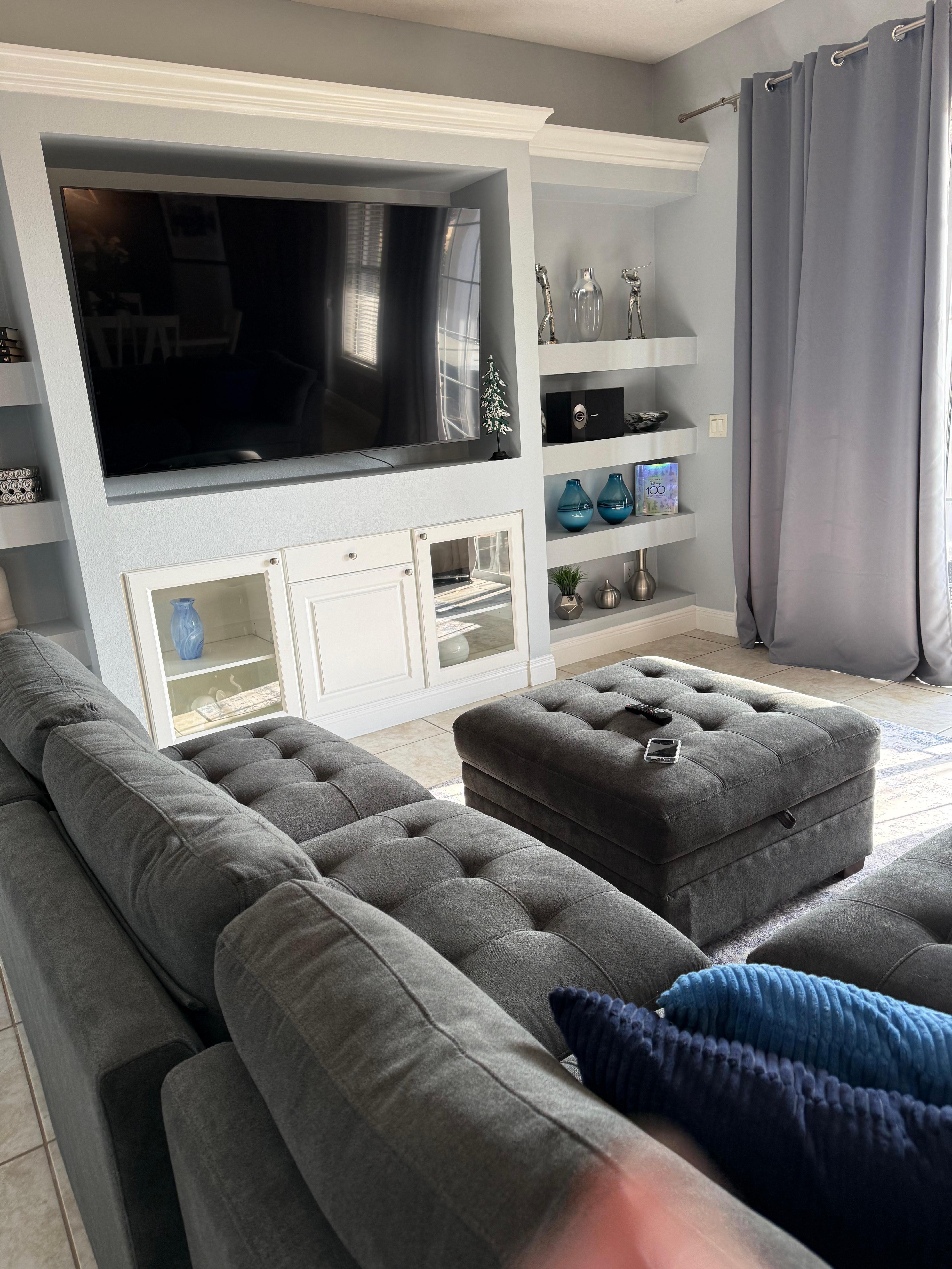 And view to golf course