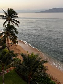 View looking down from lanai