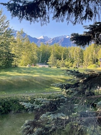 View from inside of unit to outside