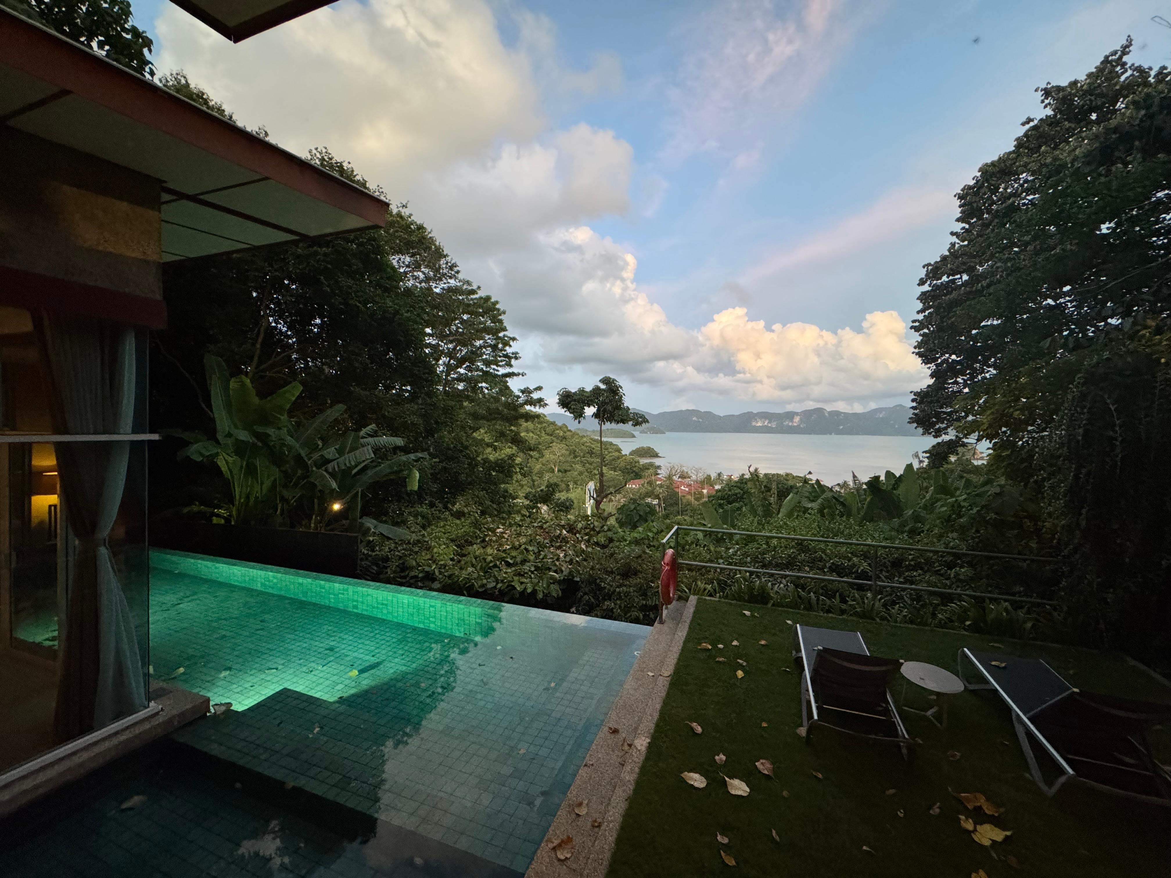 View from Villa 1