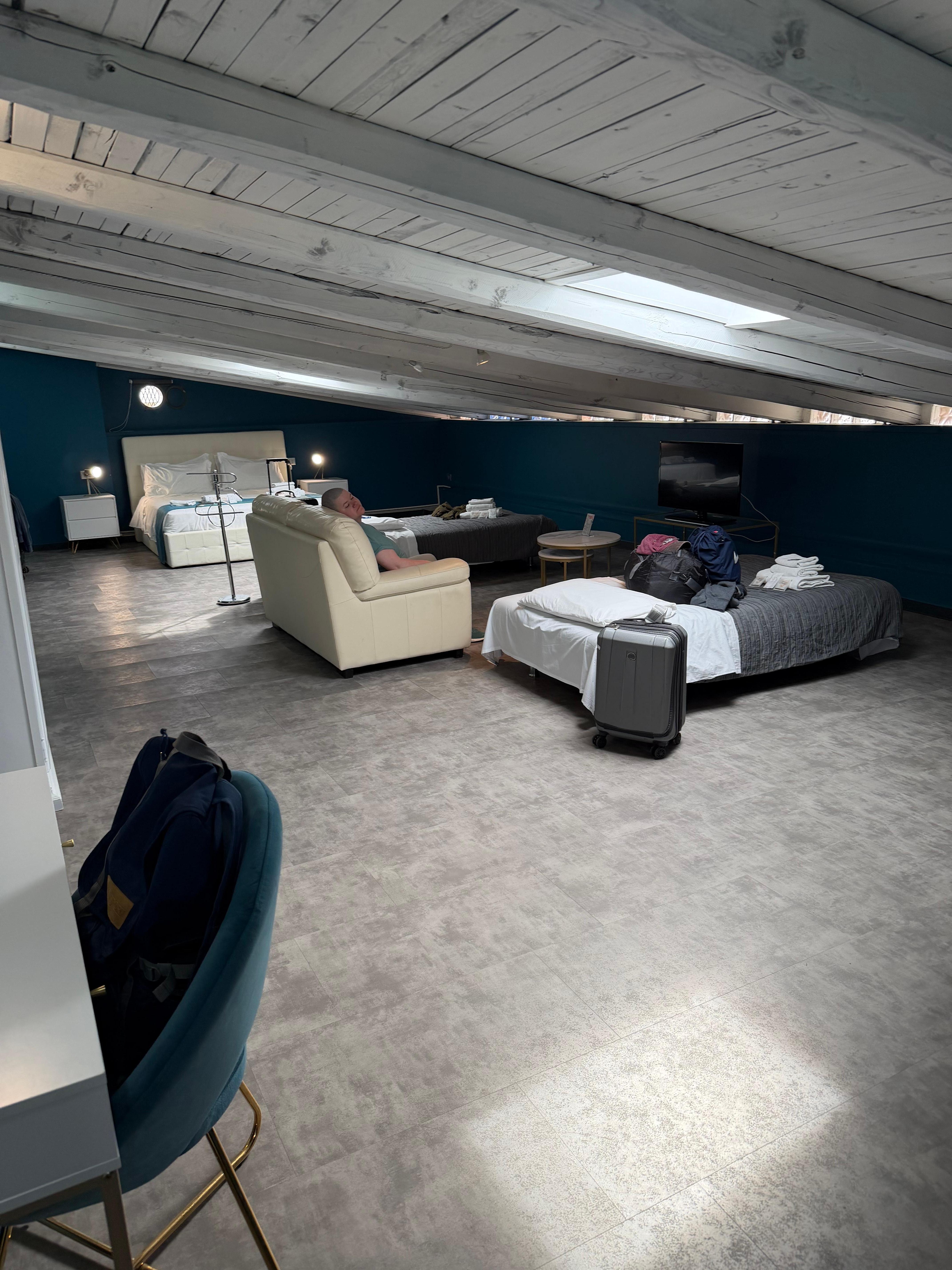 Top floor room