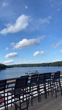 Tiki bar view