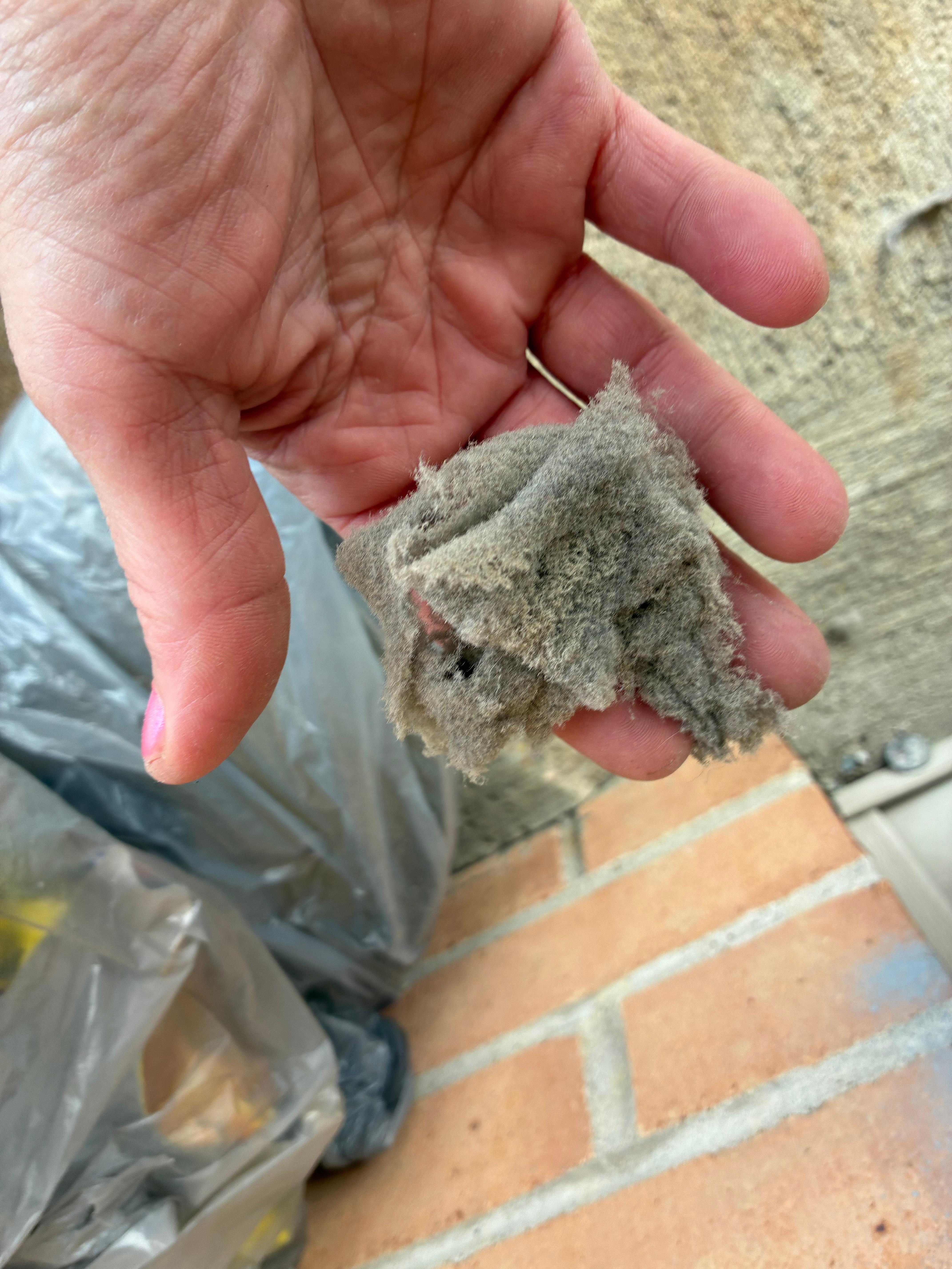 thick dust taped out filter 