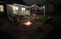 Enjoying the firepit!