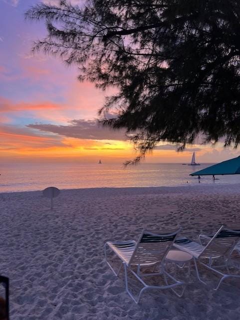 View just steps from the building