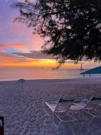 View just steps from the building