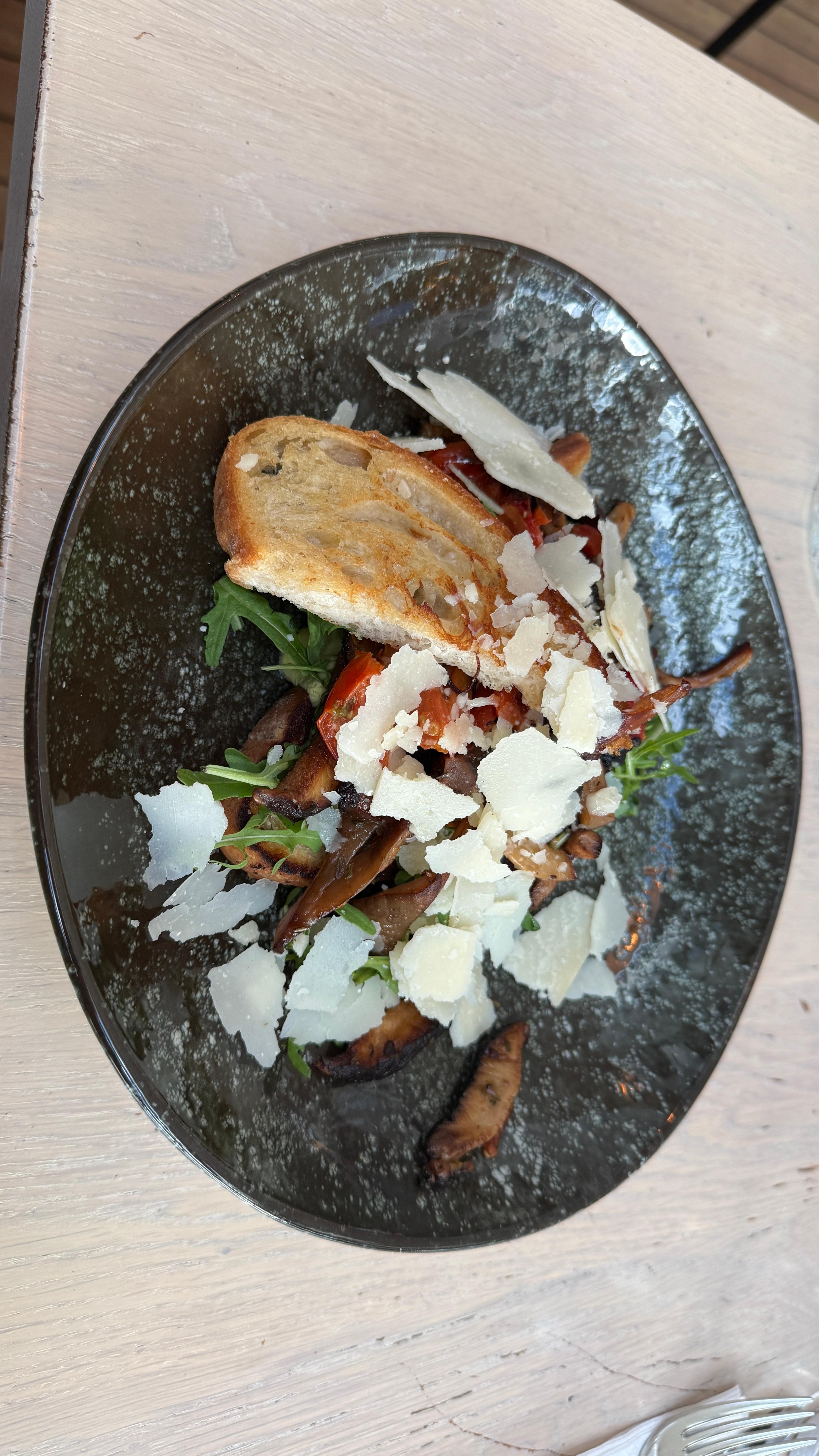 Chanterelle Toast- delicious 