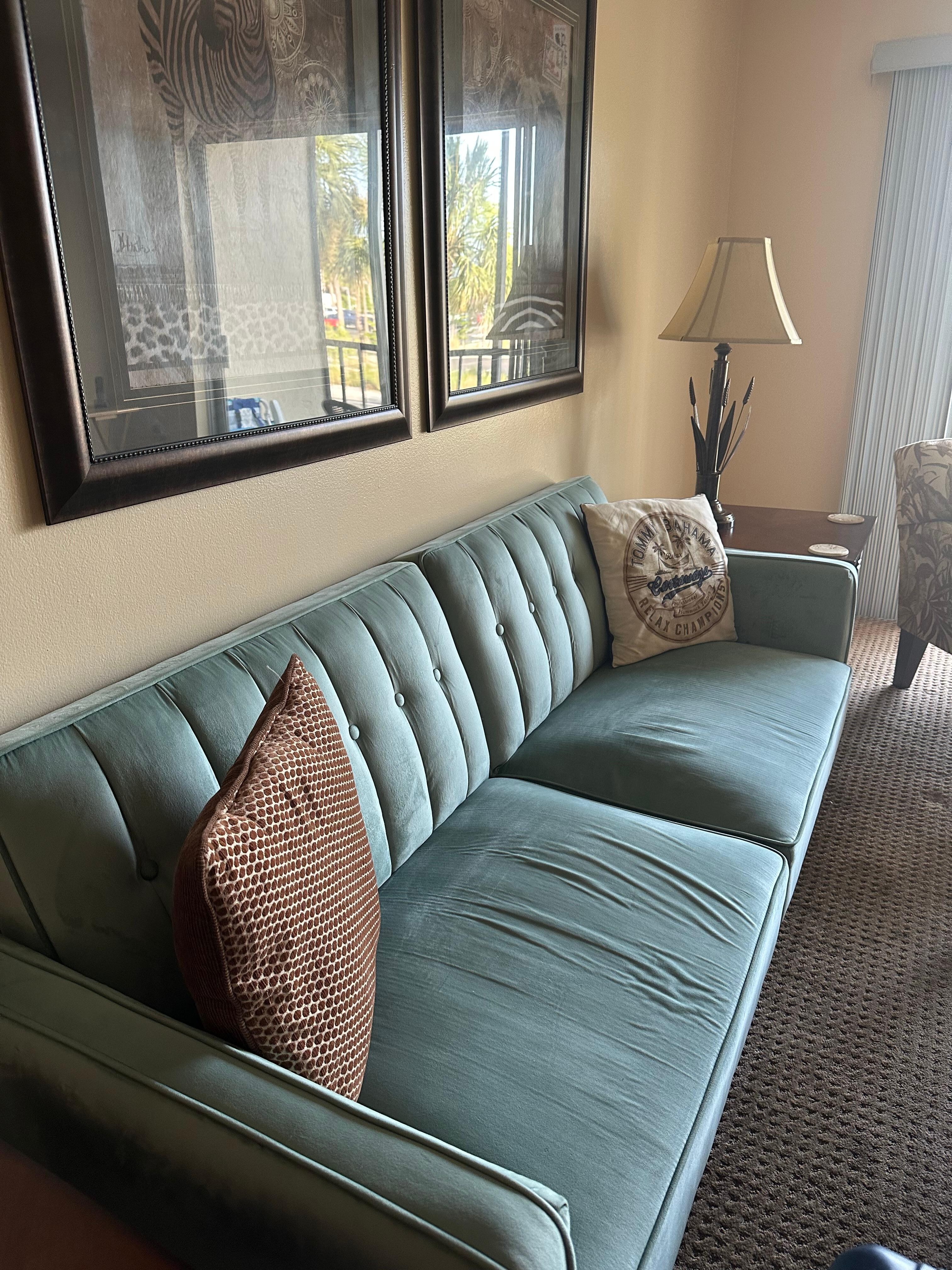Hard wood couch