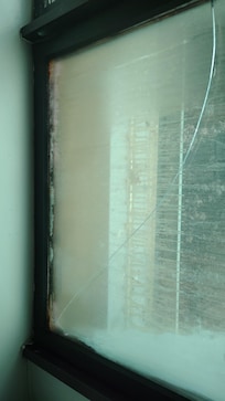 Cracked window