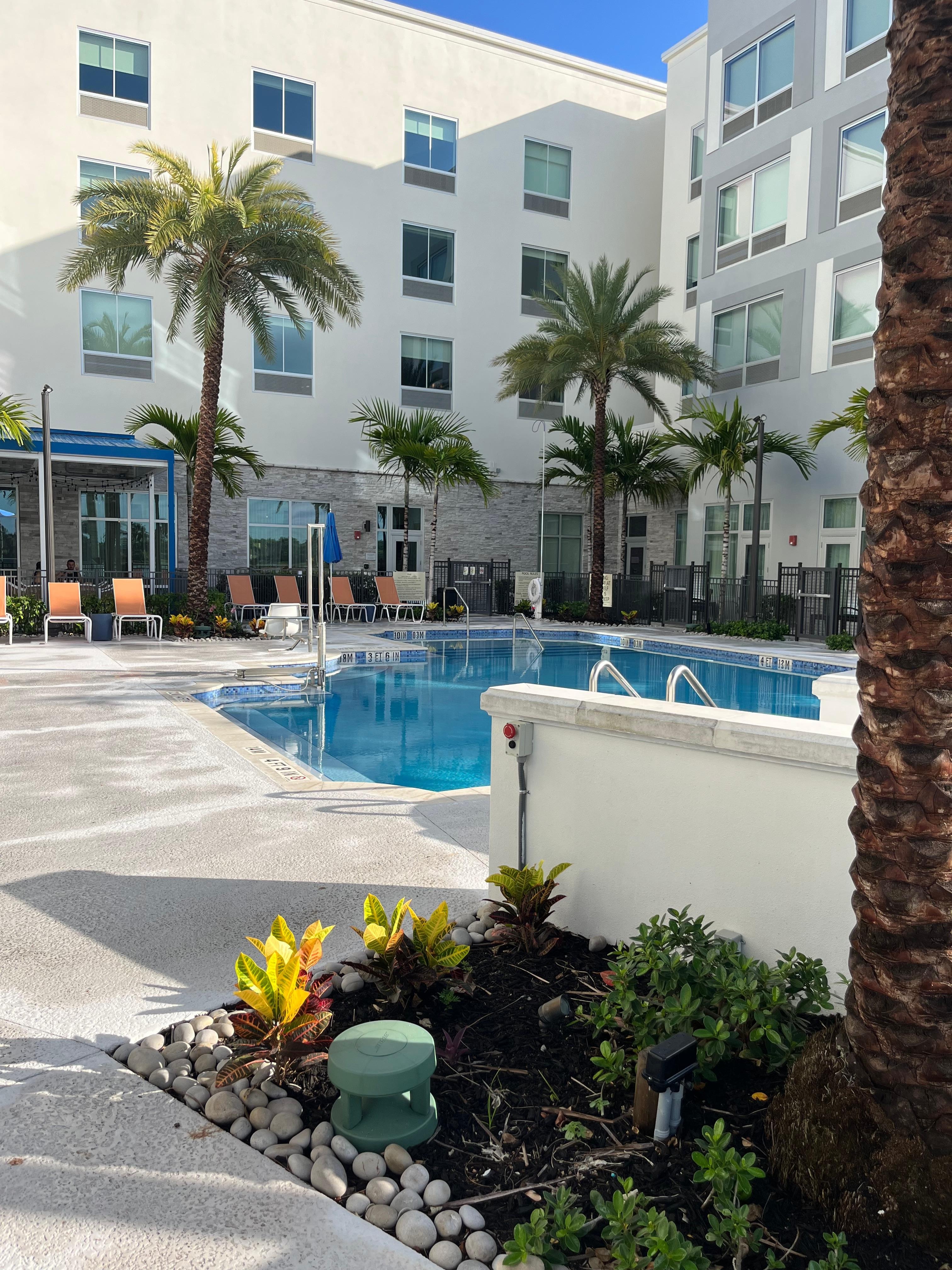 Pool was relaxing