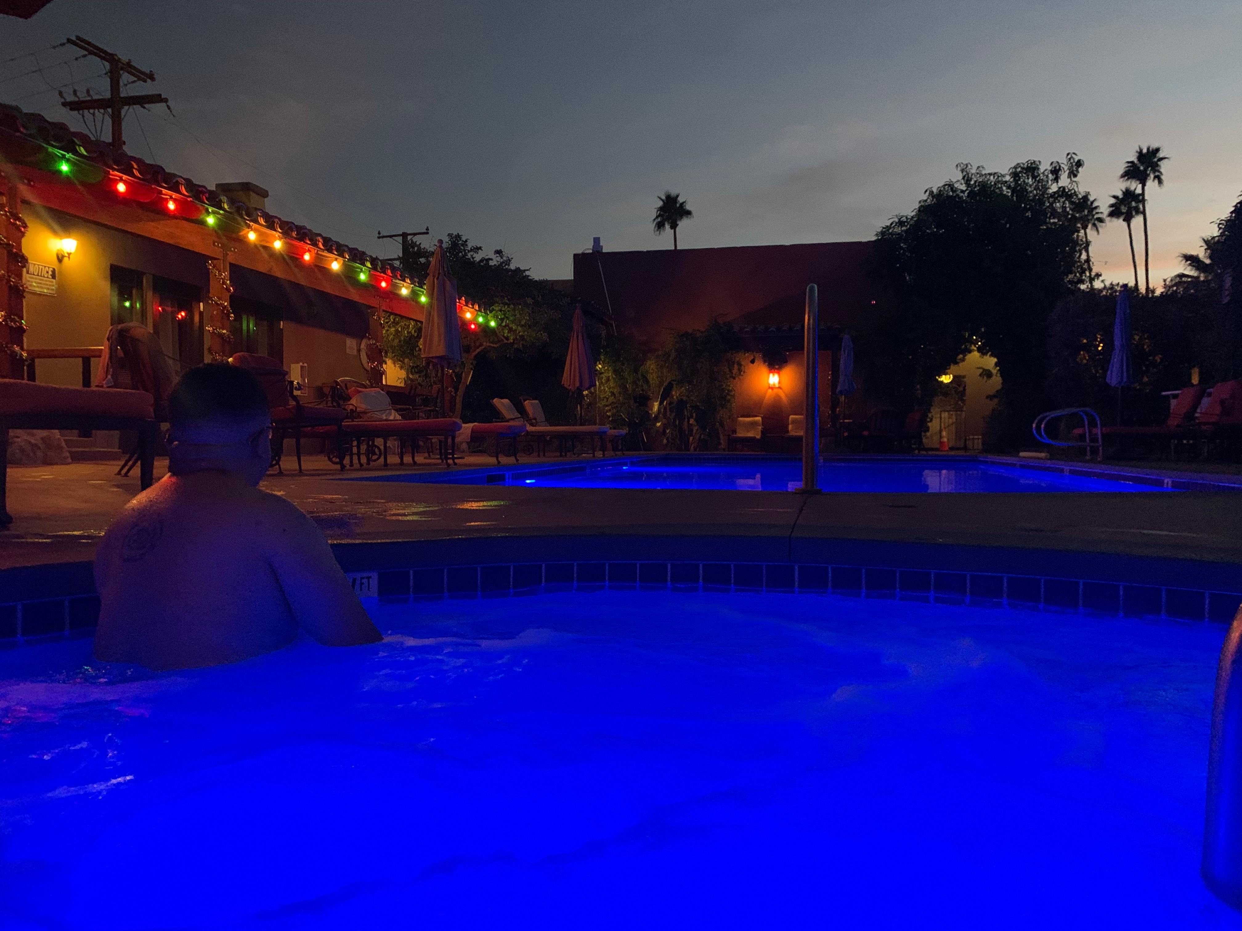 Pool by night