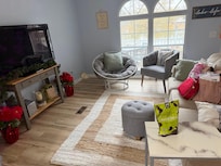 This was the living room off of the master