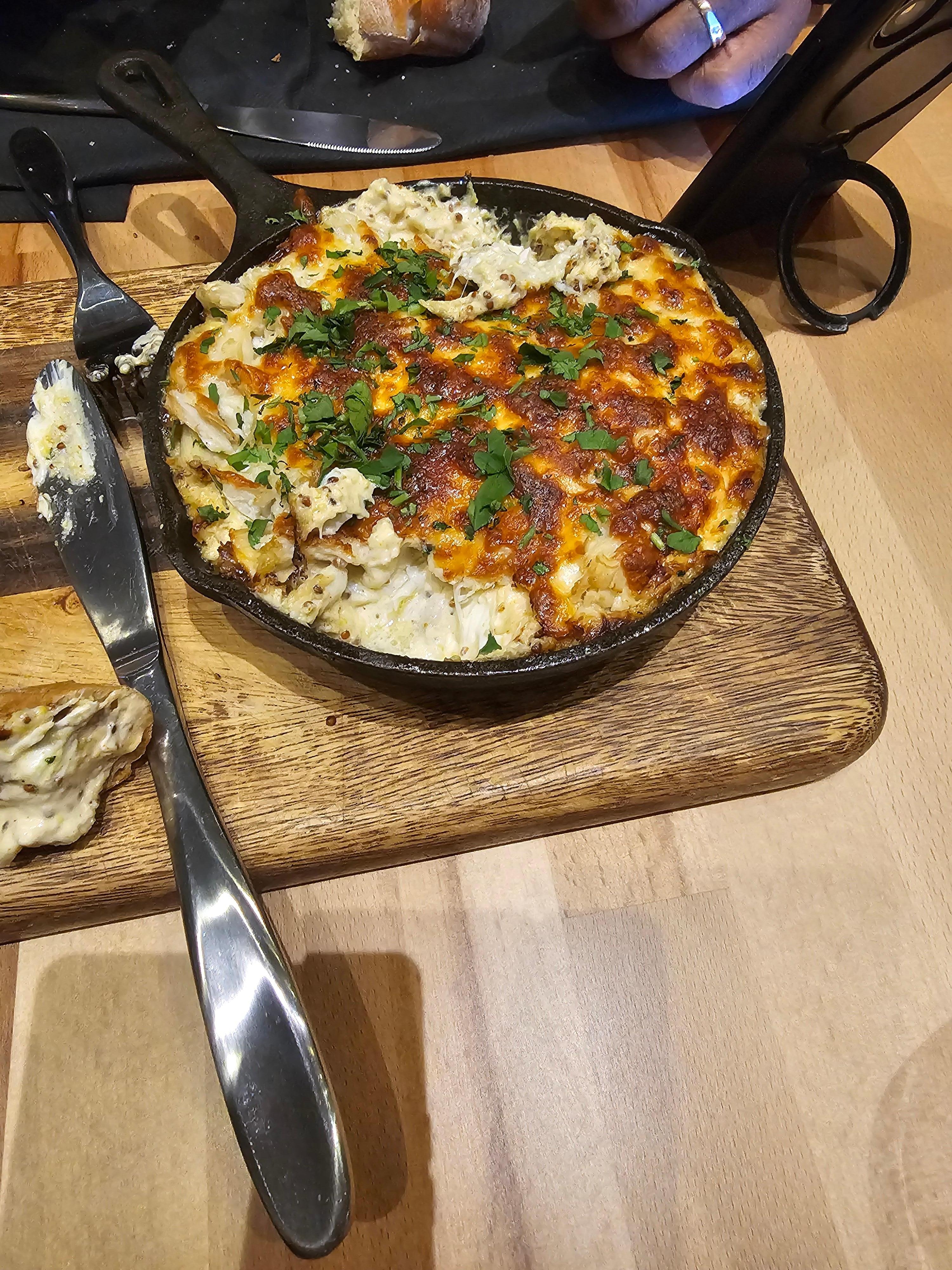 crab dip. Delicious 😋 