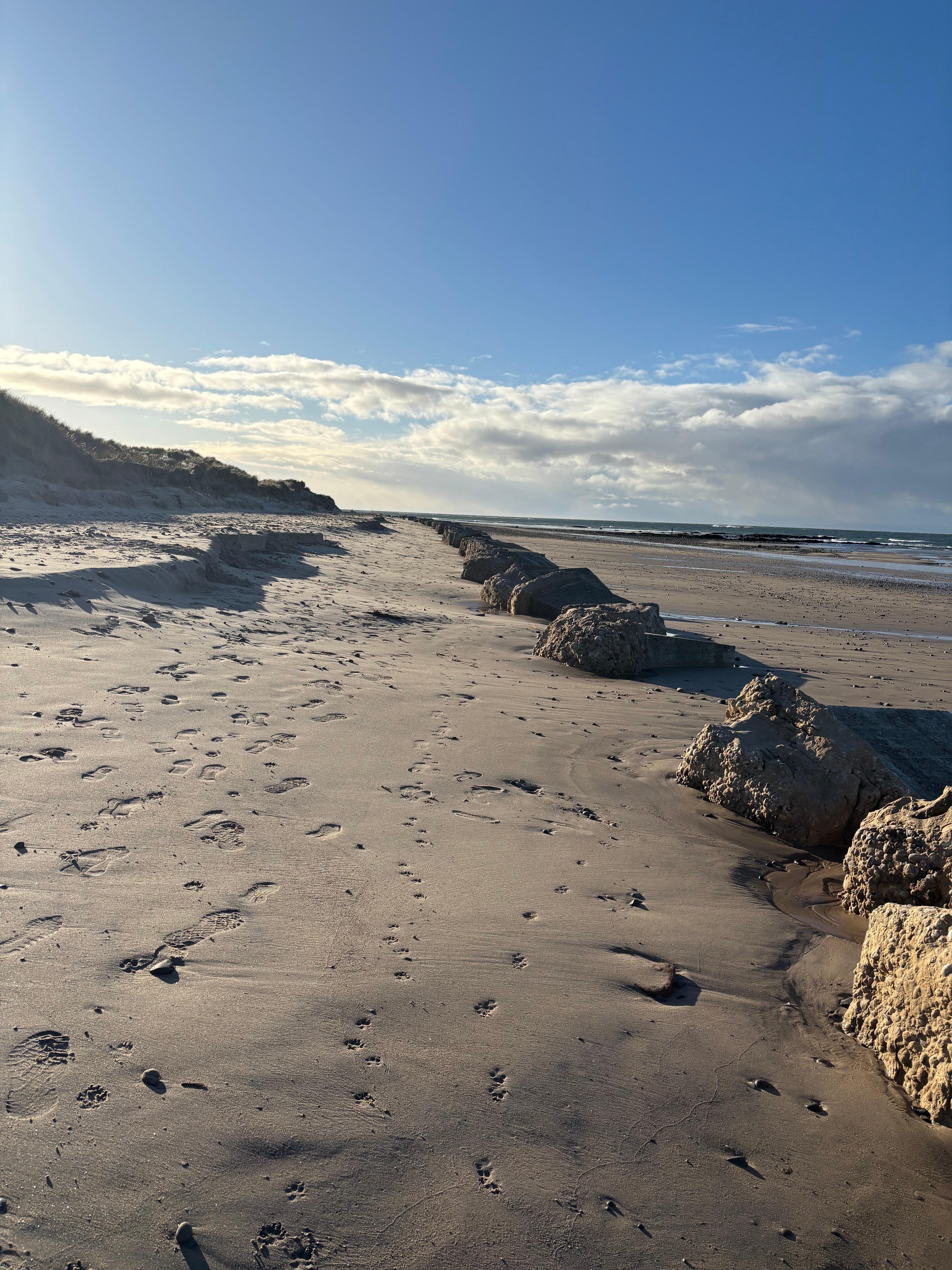 Beach just next to accommodation