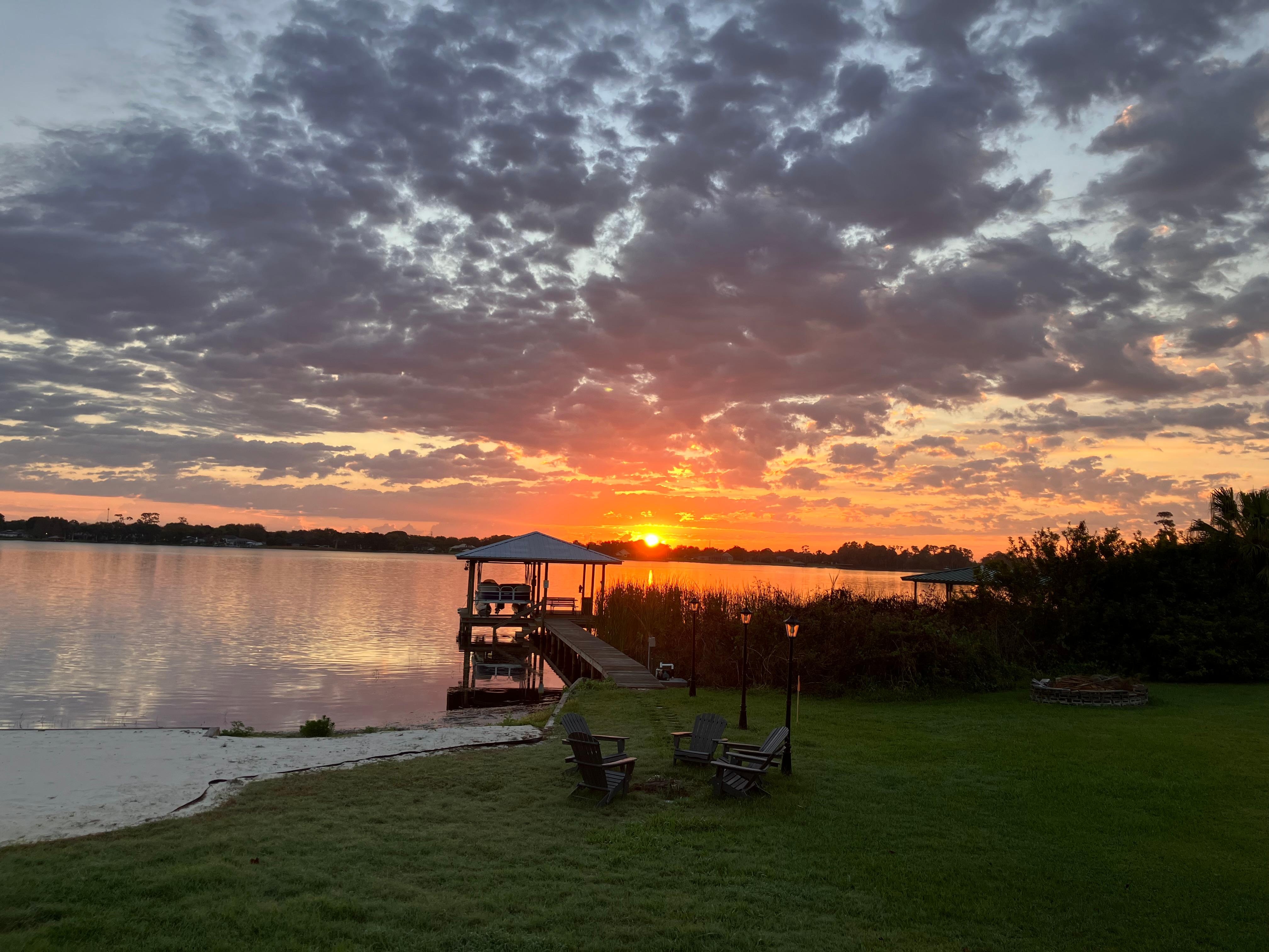 One last sunrise before heading home.