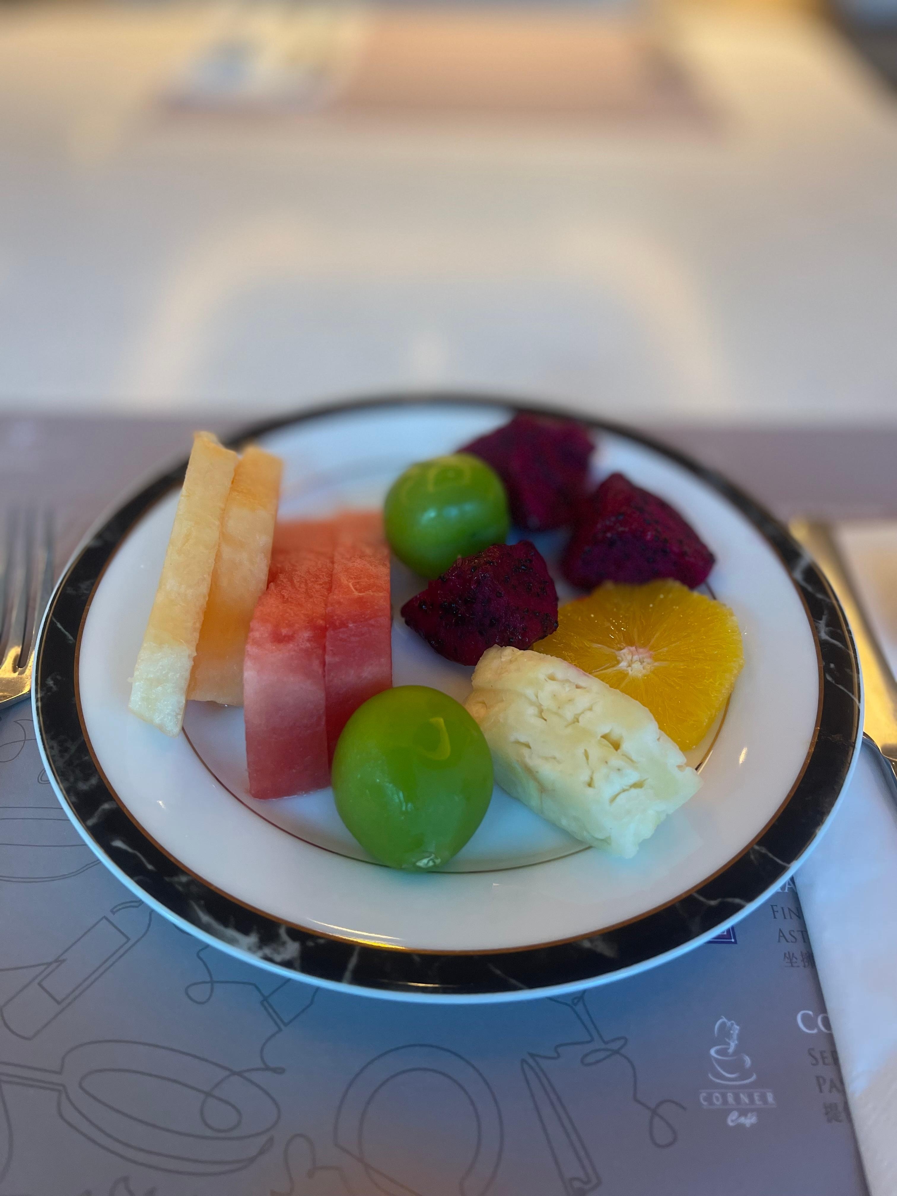 Heathy selection of fresh fruits