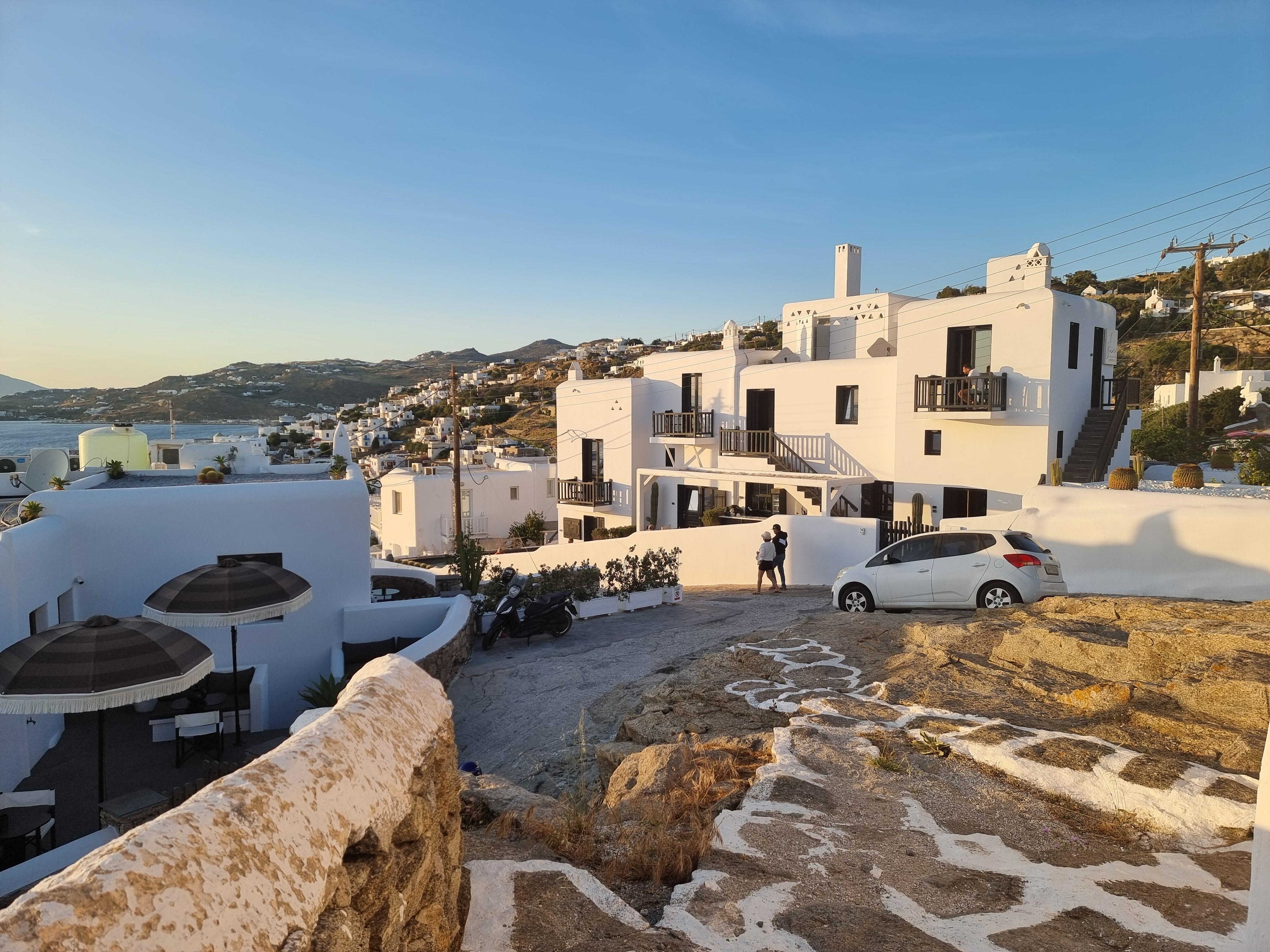 View to the hotel 